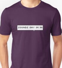 klingt schwul im Slim Fit T-Shirt