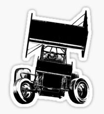 Sprint Car Silhouette Sticker