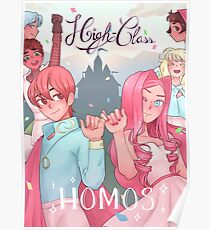 Póster Cartel de clase alta de Homos