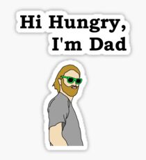 Hi Hungry, I'm Dad Sticker