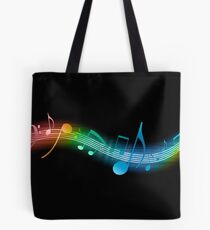 Music Notes Tote Bag