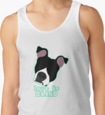 Love is Blind black Tank Top