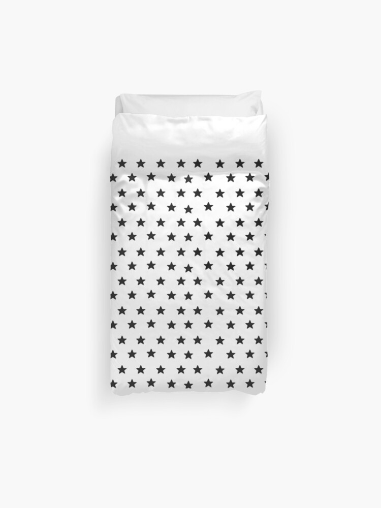 Black Star Duvet Cover By Createdbytara Redbubble