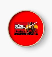 Red Dead Redemption Poster Clock