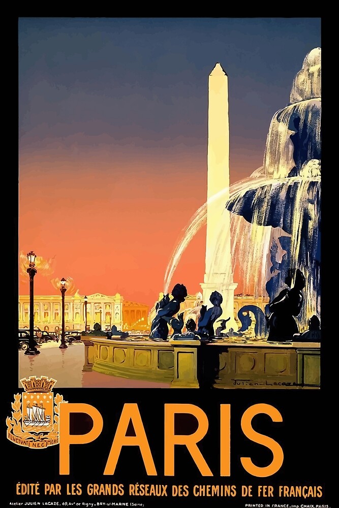 paris tourism advertisement