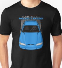 Mustang GT 1994 to 1998 SN95 - Bright atlantic blue Unisex T-Shirt