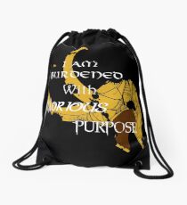 I am burdened with glorious purpose Drawstring Bag