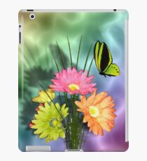 Painted Daisies and Butterflies iPad Case/Skin