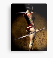 Dangerously Sharp Revisited Metal Print