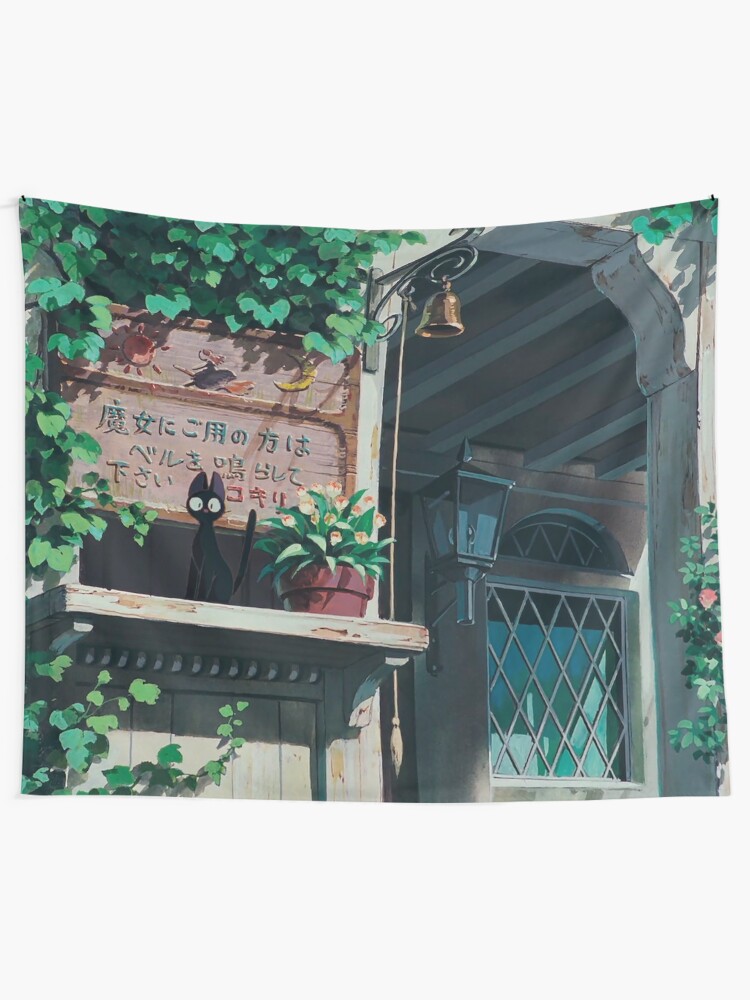 Alternate view of Studio Ghibli Landscape Tapestry