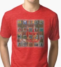 Roller Coaster Tycoon Icons Tri-blend T-Shirt
