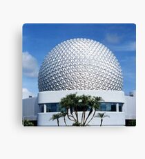 Retro Epcot Ball as seen in 1982 Canvas Print