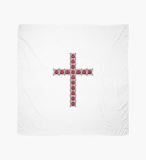 October Ruby Cross Scarf