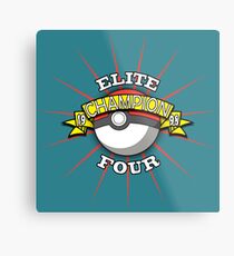 Elite Four Champion Metal Print