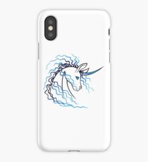 Ki-Rin (Japanese Unicorn) - Blue iPhone Case