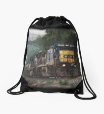 Nightmare Train Drawstring Bag