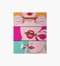 weed lady Art Board Print
