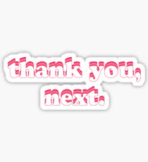 thank you, next Sticker