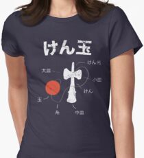 Kendama Anatomy Women's Fitted T-Shirt