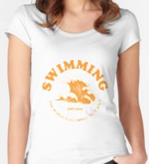 mac miller swimming Fitted Scoop T-Shirt