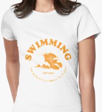 mac miller swimming Women's Fitted T-Shirt