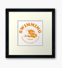 mac miller swimming Framed Print