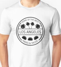LA Hikes and Tacos Letterkenny Slim Fit T-Shirt