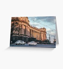 Parliament House Bourke St Melbourne 1960 Greeting Card
