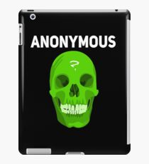 Anonymous The Hacker known as 4chan We Are Legion Expect Us T-Shirt iPad Case/Skin
