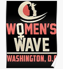 Frauenwelle 2019 über Washington, D.C. Poster
