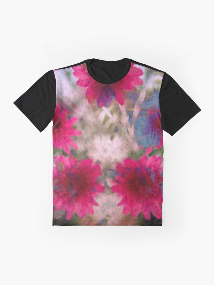 Alternate view of Abstract flowers Graphic T-Shirt