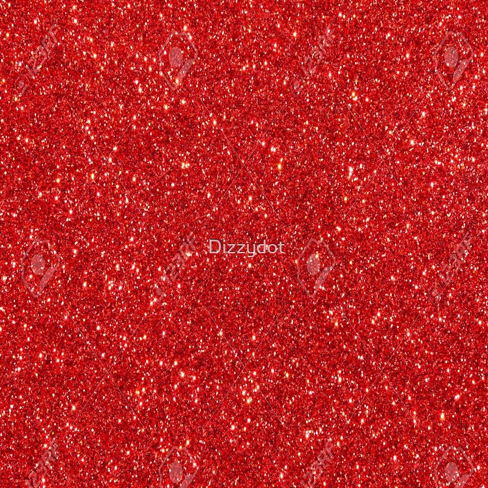 "Red Glitter Pattern" by Dizzydot Redbubble
