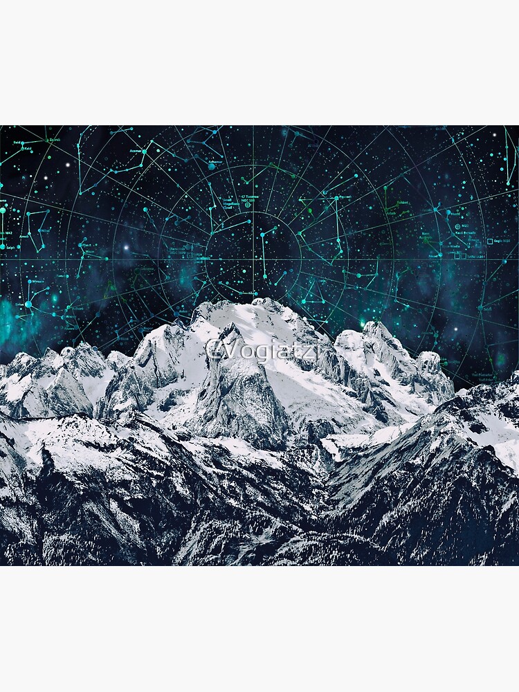 Constellations over the Mountain by CVogiatzi