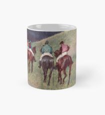 Edgar Degas Französischer Impressionismus Ölgemälde Männer Reitpferde Tasse