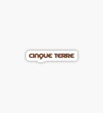 Retro Cinque Terre T-Shirt Sticker