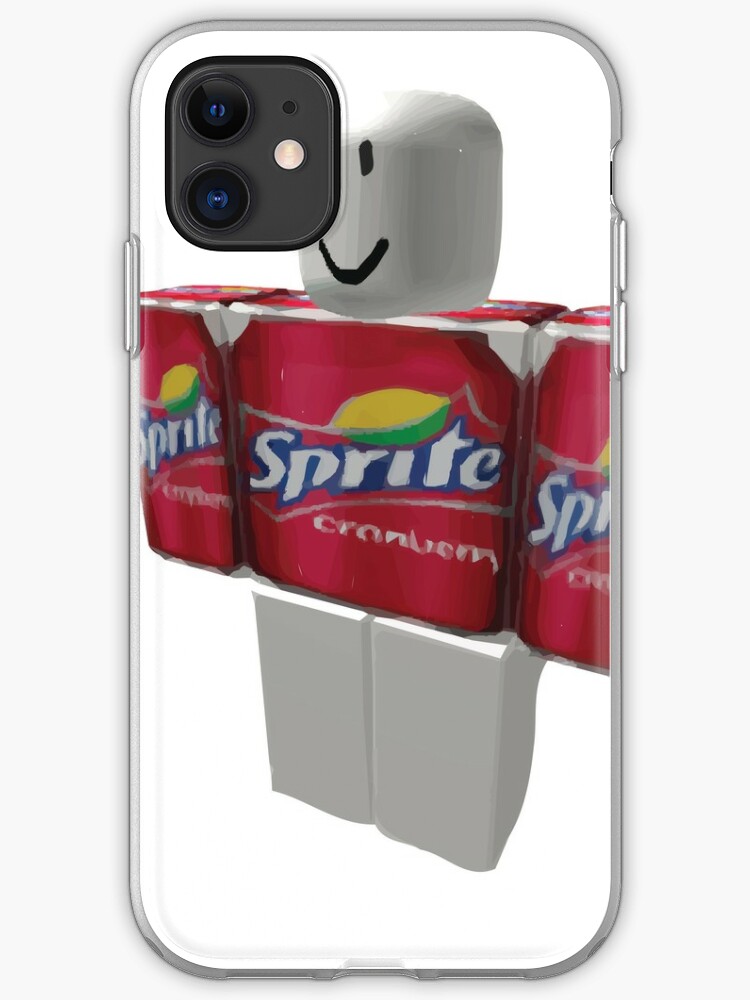 Sprite Cranberry Roblox Guy Iphone Case By Eggowaffles - puffins roblox