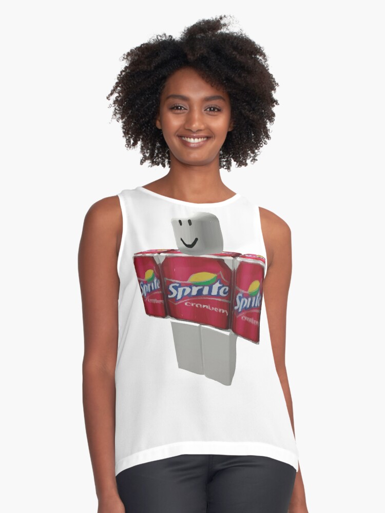 Sprite Cranberry Roblox Guy Sleeveless Top By Eggowaffles - sprite cranberry roblox chico blusa sin mangas