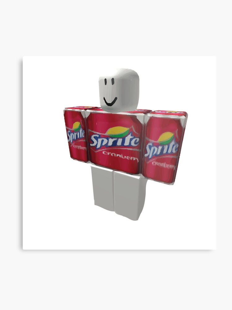 Sprite Cranberry Roblox Guy Metal Print - 