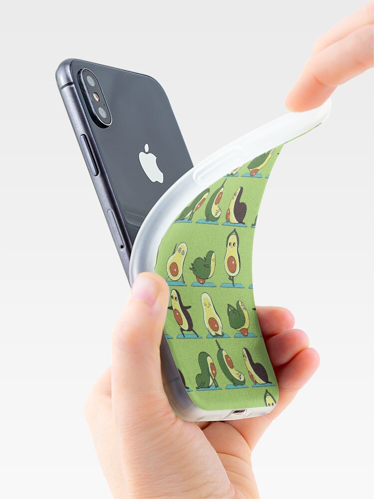 Alternate view of Avocado Yoga iPhone Case & Cover
