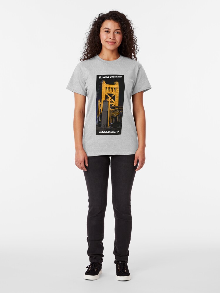 Alternate view of Tower Bridge, Sacramento Classic T-Shirt