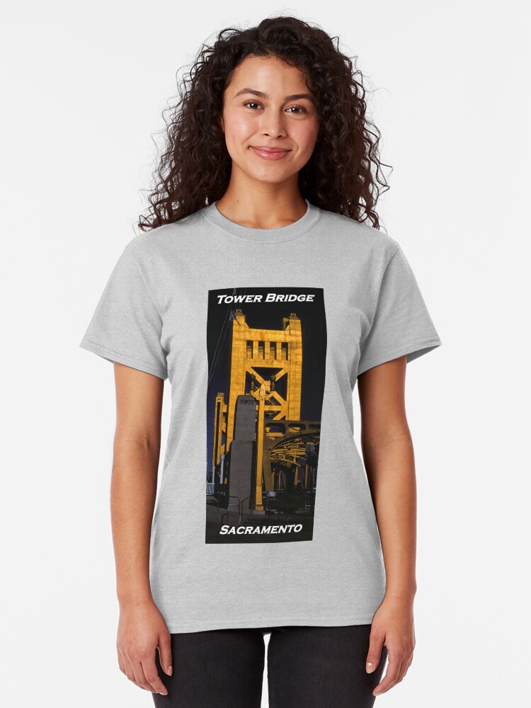 Alternate view of Tower Bridge, Sacramento Classic T-Shirt