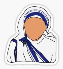 Mother Teresa Illustration Sticker