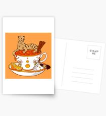 Orange and Cinnamon Tea Postcards