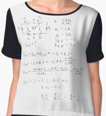 #Physics #PhysicsProblem #ProblemSolution #Problem #Solution #handwriting #blackandwhite #number #professor #vasiliy #znamenskiy #education #science #algebra #research #formula #text #physics  Chiffon Top