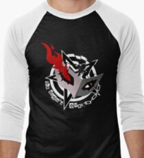 Persona 5 Mask (white) Men's Baseball Âľ T-Shirt