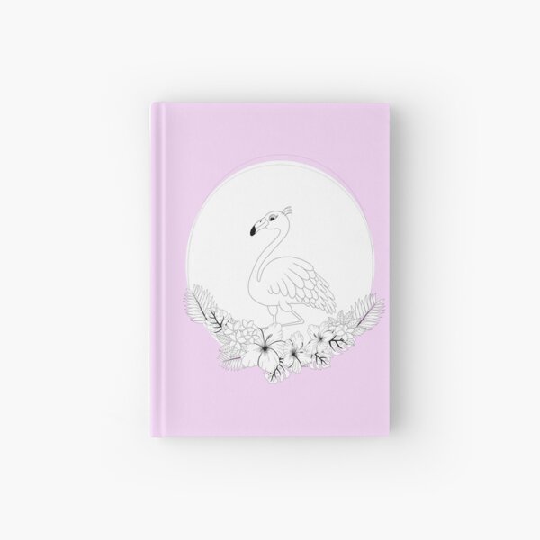 Just add Colour - Tropical Flamingo Hardcover Journal