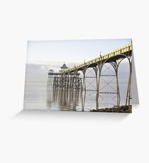 Clevedon Pier Greeting Card