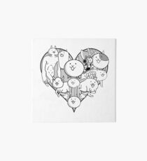 Battle Cats Mural! Art Board Print