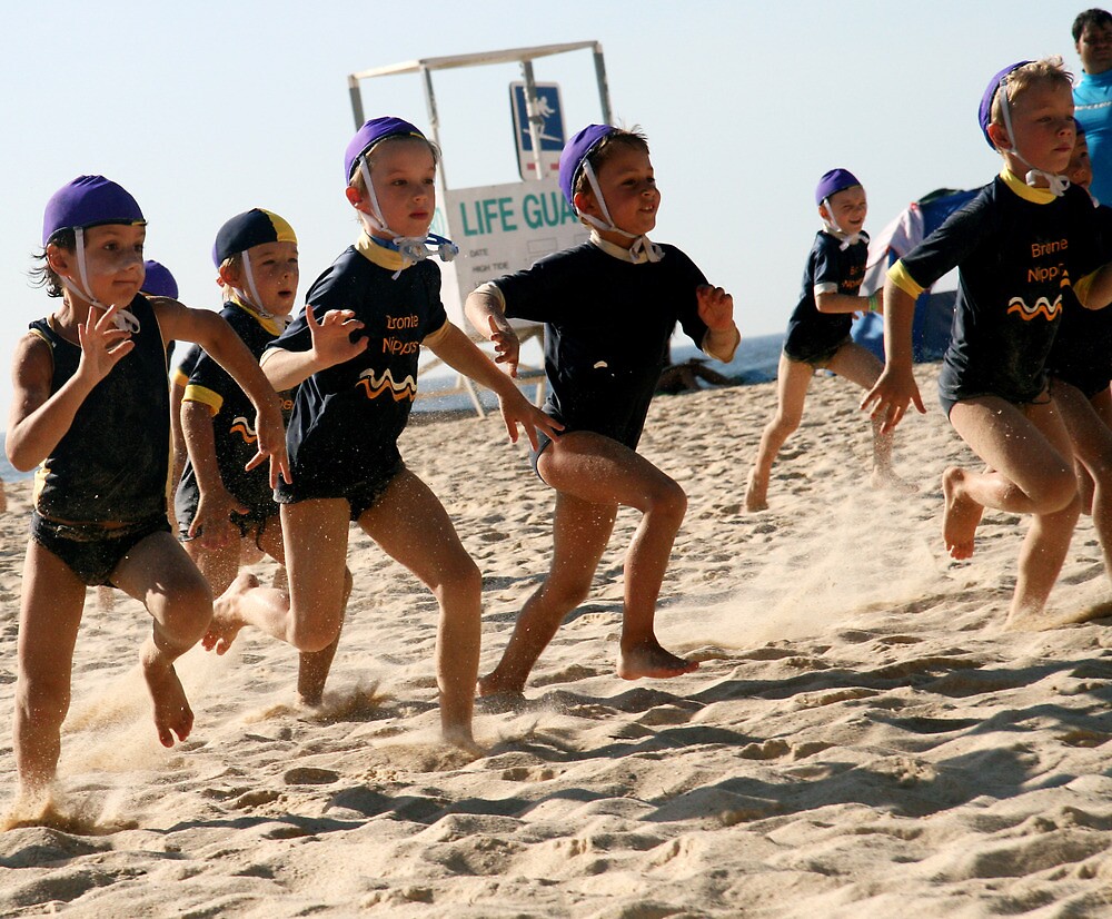 "little lifesaving nippers" by BeckRocchi Redbubble
