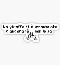 La giraffa Sticker